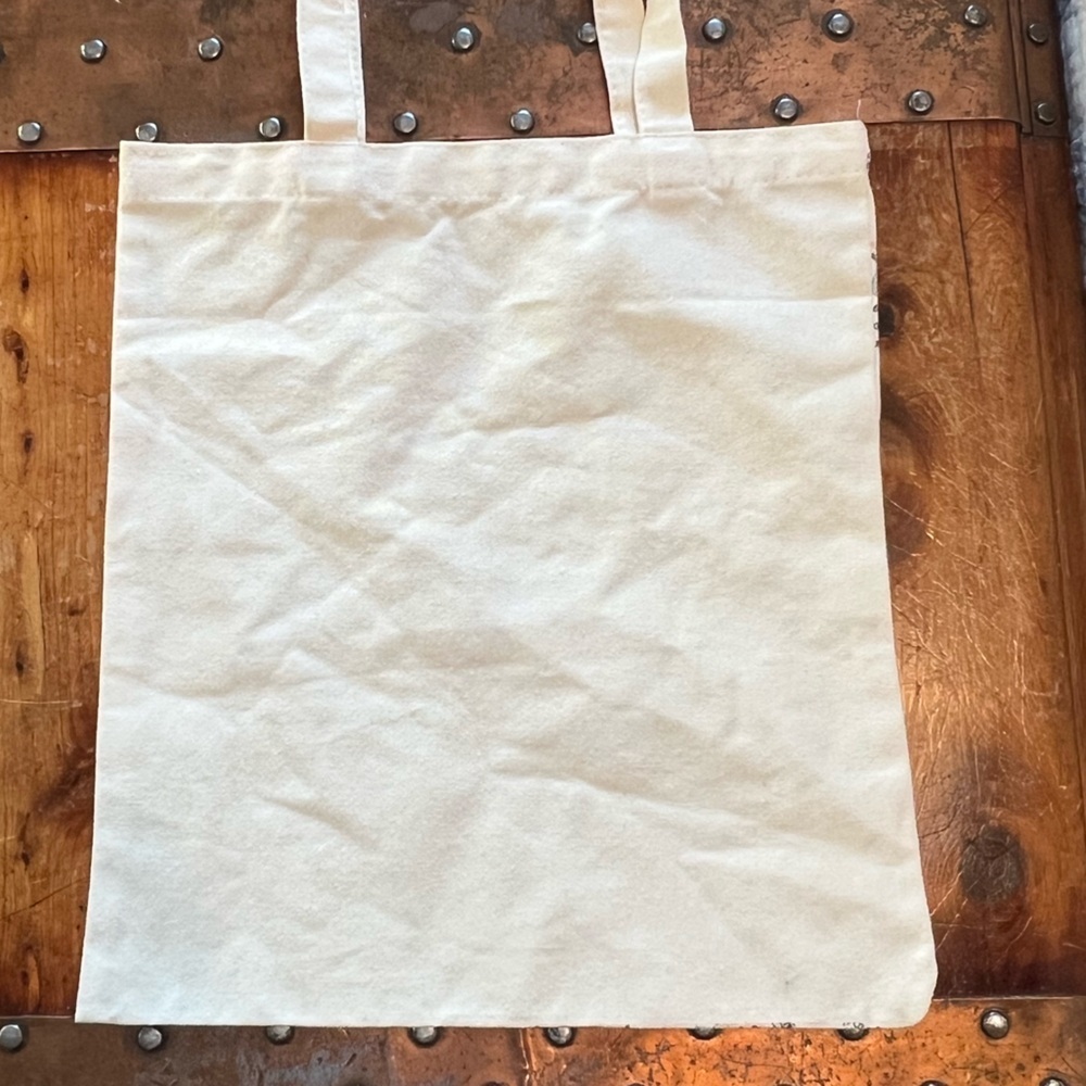 Taylor Swift Themed Tote Bag - Cream ERAS / Lyrics. Song lyric graphics and text - Picture 5 of 5